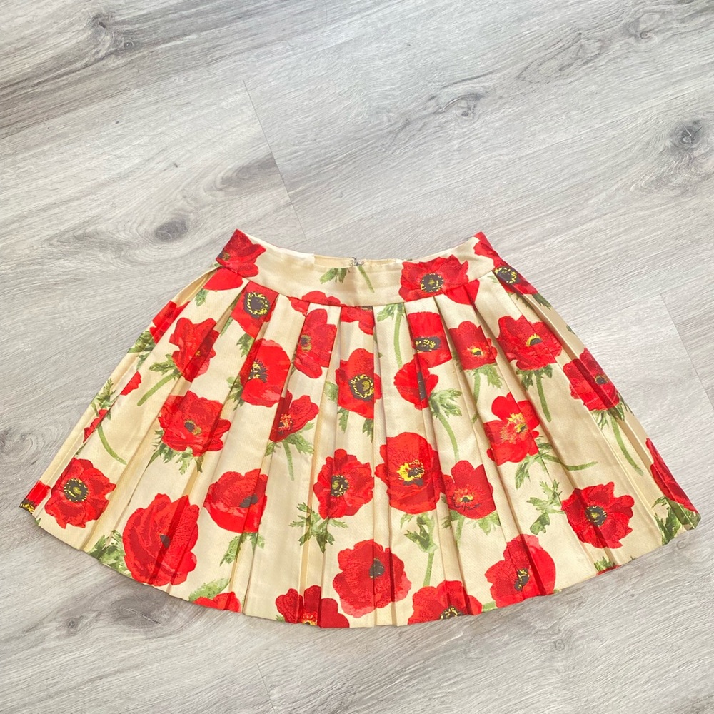 Alice + Olivia 🌺🌺🌺 Vintage Floral Mini Skirt Size 4